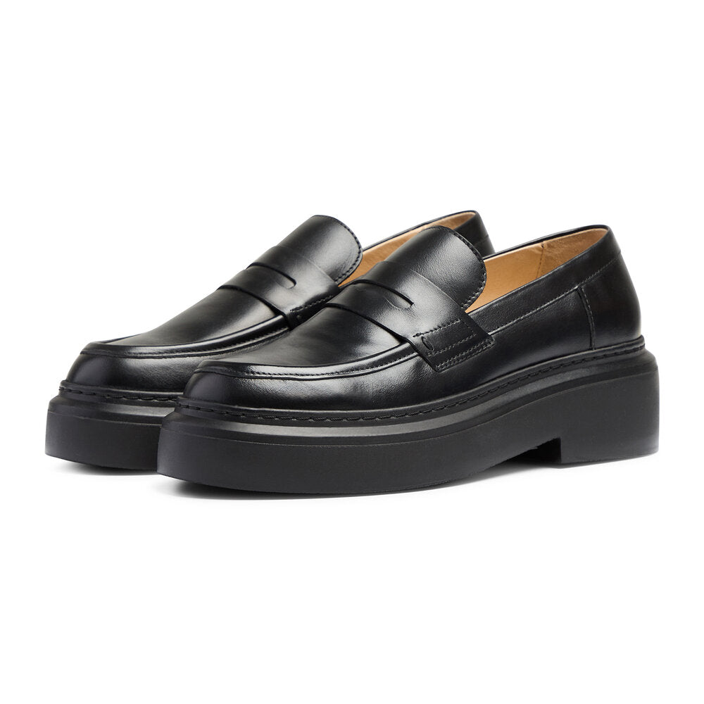 June loafers - Black Leather